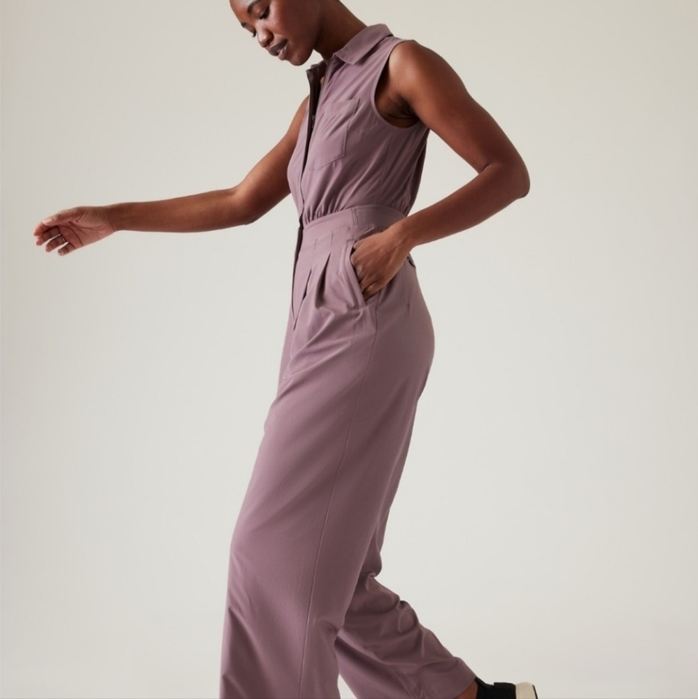 Athleta Brooklyn Heights Women's Size 12 Wide Leg Jumpsuit
